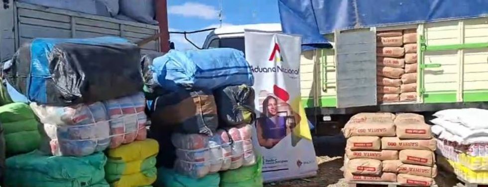 Aduana Tarija incauta 35 toneladas de contrabando