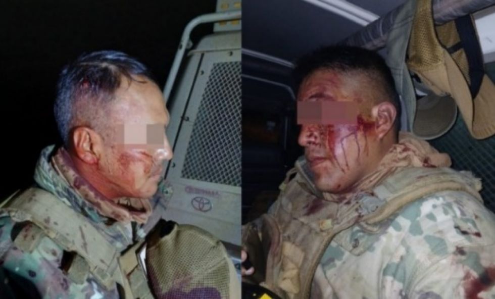 Contrabandistas agreden a militares y roban una pistola durante operativo