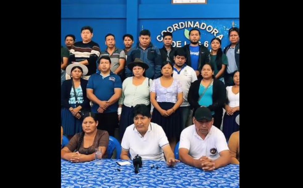 Evo confirma marcha del 16 de mayo, pero no inscribirá candidatos por problemas internos