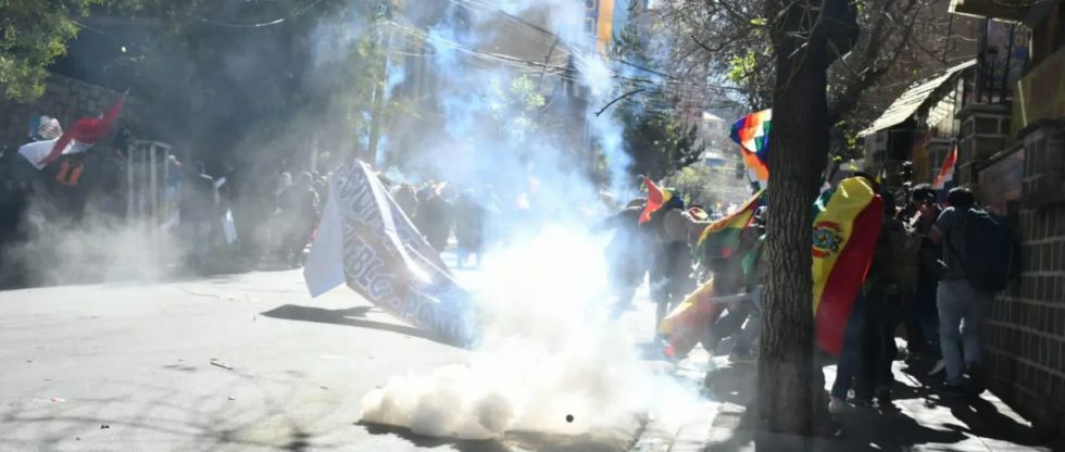 Estos son los primeros heridos tras enfrentamientos entre la Policía y la marcha evista