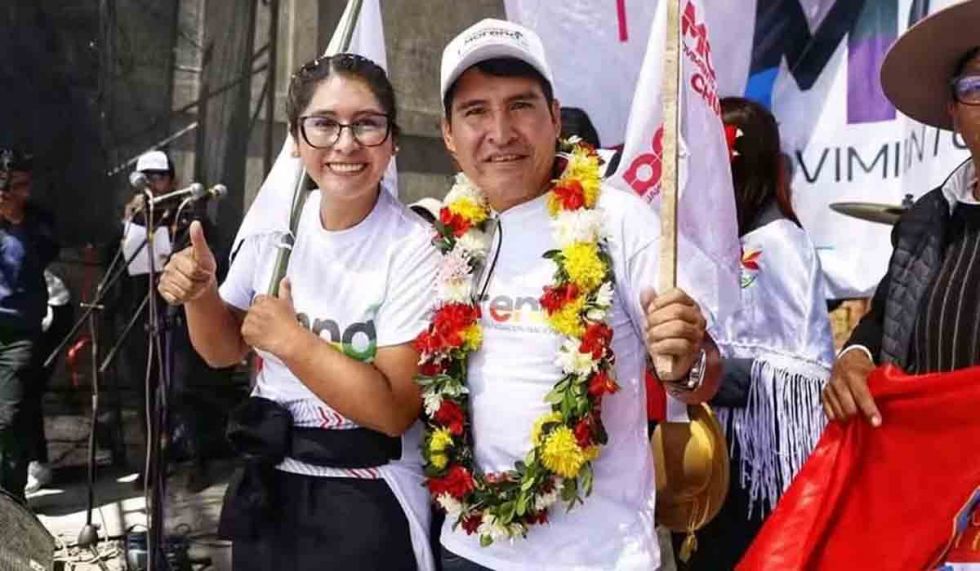 Eva Copa y Damián Condori conforman el binomio de Morena para las elecciones generales