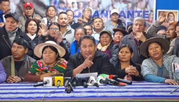 Alistan movilizaciones por las  candidaturas de Evo y Andrónico