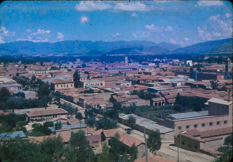 La Tarija del ayer, desde la Loma de San Juan, en los años de 1970
