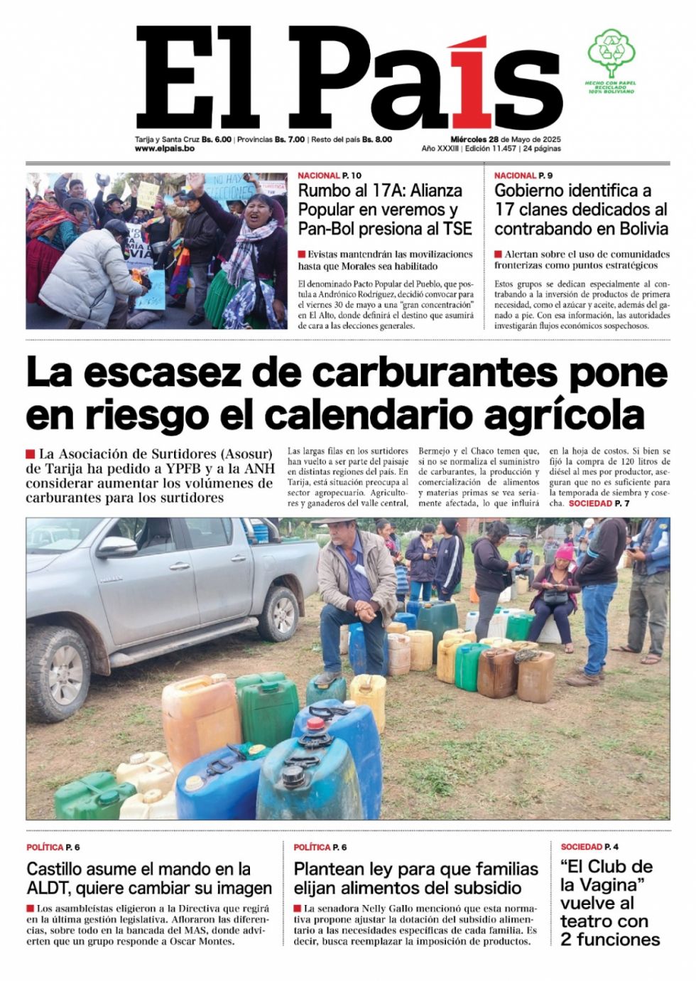 Las opciones de Andrónico, el retraso de la cosecha, el teatro... Lee las imprescindibles