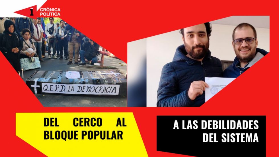 Del cerco al bloque popular  a las debilidades del sistema