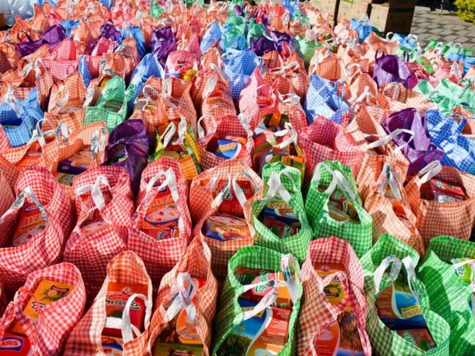 Caraparí: Empresa deja los paquetes alimentarios