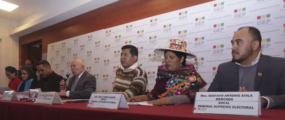 TSE sesiona este viernes en Santa Cruz, día en el que se publicará la lista de candidatos habilitados