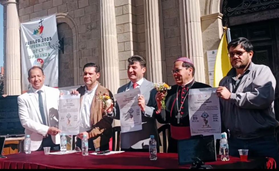 Lanzamiento del festival de Corpus Christi