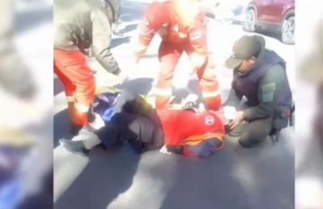 Hombre es atropellado en la Av. La Paz