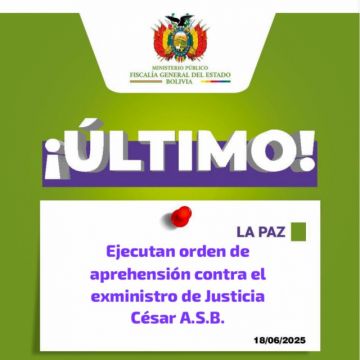 Ejecutan orden de aprehensión a ex ministro Siles