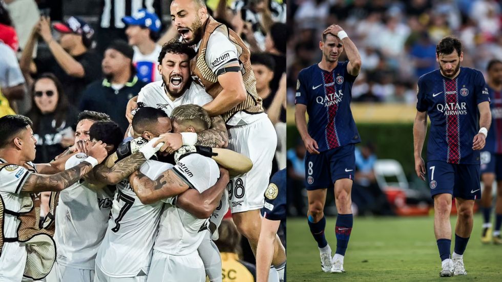 Duelo de campeones: Botafogo se impuso sobre el PSG