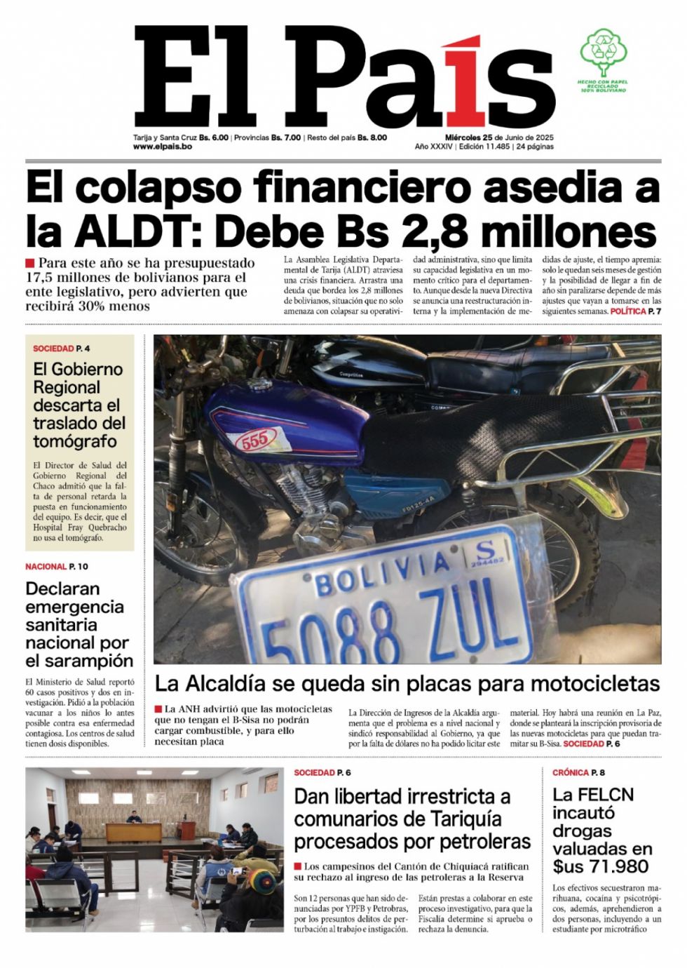 El sarampión, la Guerra de los12 días, la falta de placas y más: Lee las imprescindibles