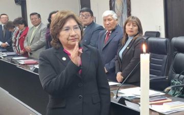Eligen a Margot Pérez como presidenta del Tribunal de Justicia de La Paz tras el remezón del caso consorcio
