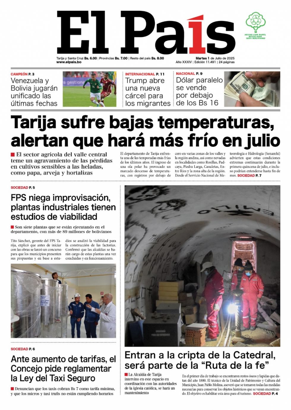 El frío, Dunn, el dólar, el taxi Seguro... Lee las imprescindibles