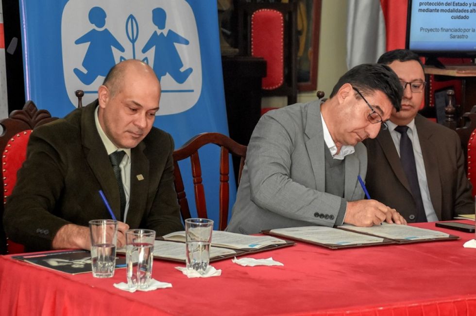 Tarija: Convenio busca prevenir la dispersión familiar