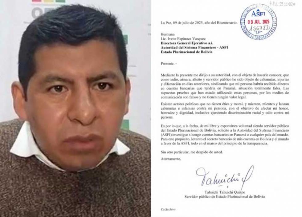 Tahuichi pide ser investigado si tiene cuentas en Panamá