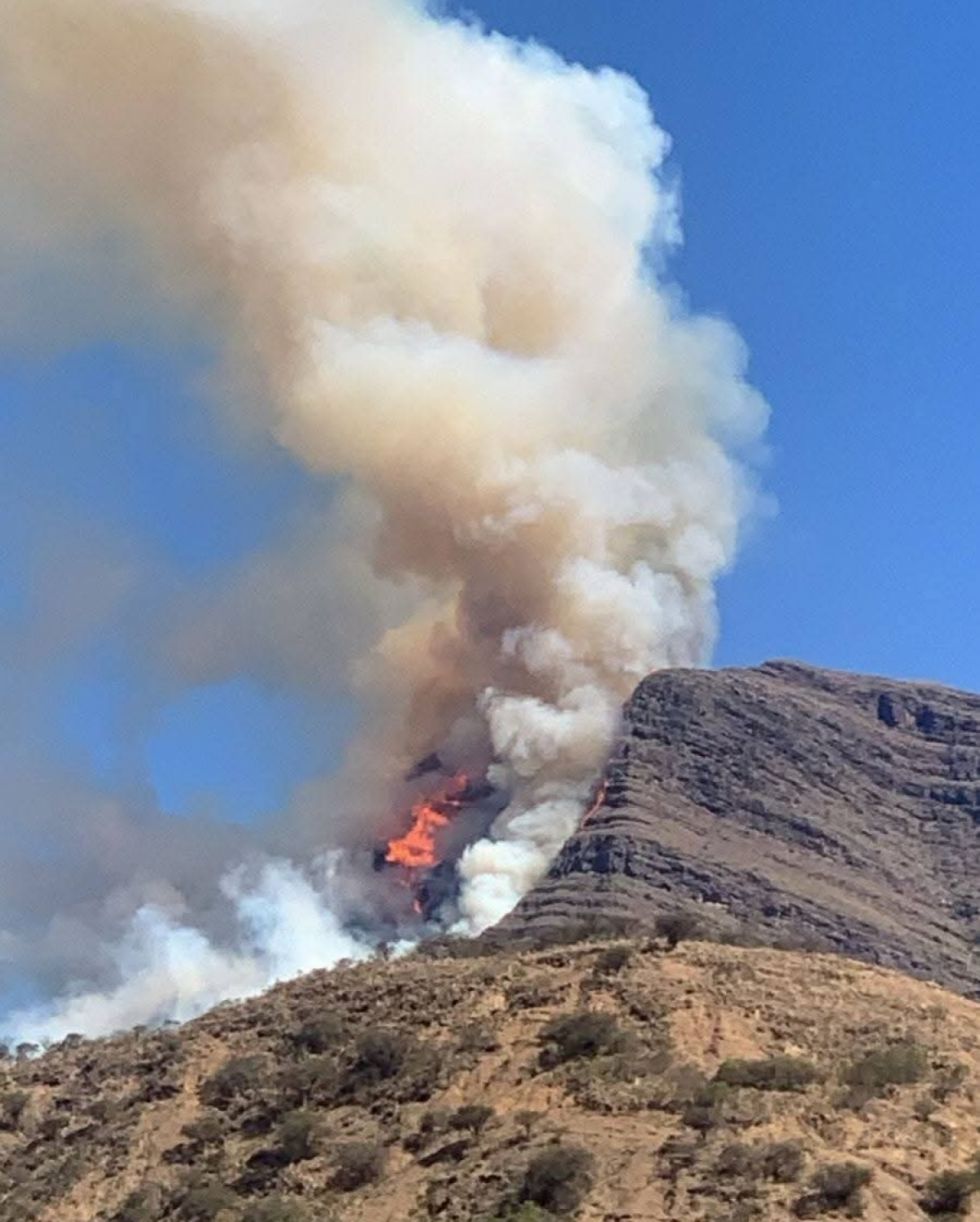 Reportan incendio en Padcaya 