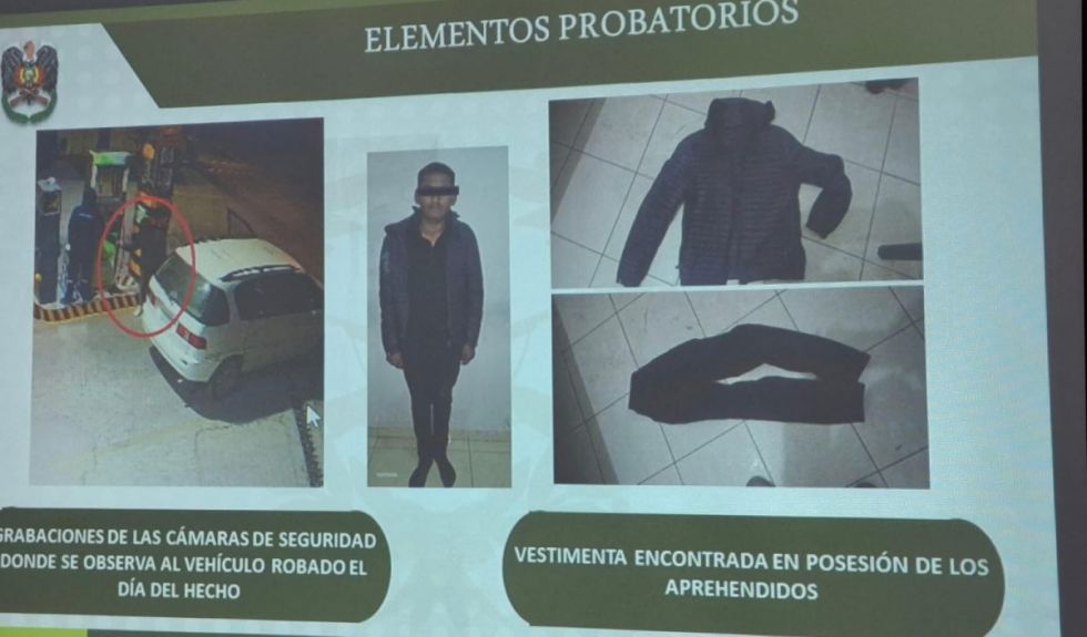 Encarcelan a hombres que robaron un auto en Tarija