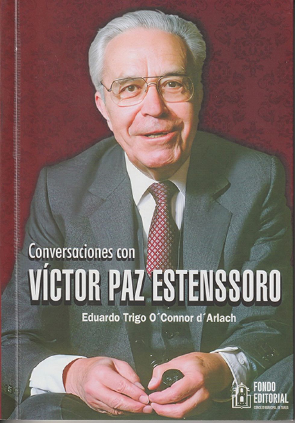 Portada Conversaciones con VÍCTOR PAZ ESTENSSORO