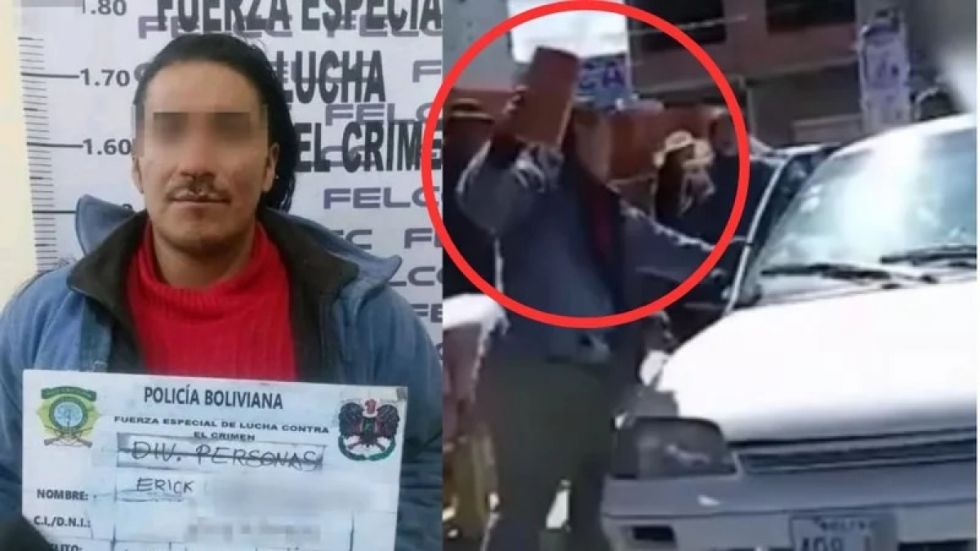 Aprehenden al sujeto que agredió a una familia con fierro y ladrillo