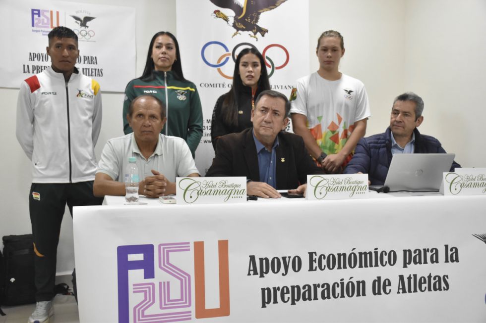 Atletas reciben un apoyo de ocho mil bolivianos de parte del Comité Olímpico 