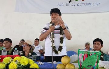 Morales descarta “llorar” por su inhabilitación y anuncia casas de campaña por el voto nulo