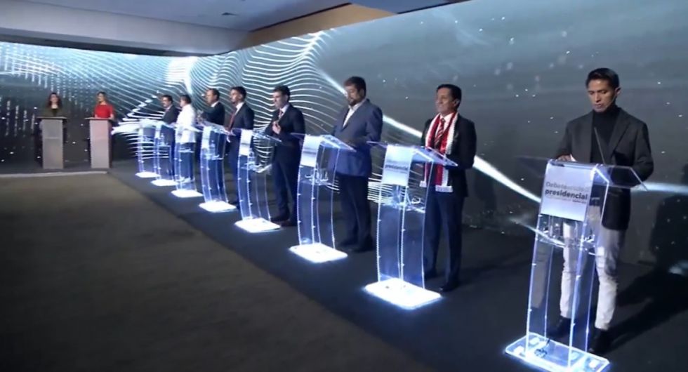 Ataques y acusaciones primaron en el debate presidencial de cara a las elecciones generales