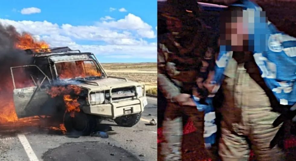 Contrabandistas secuestraron a militar y quemaron su patrulla en una emboscada en Oruro, reporta el Gobierno