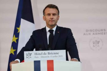 Macron anuncia lanzamiento de ayuda en Gaza