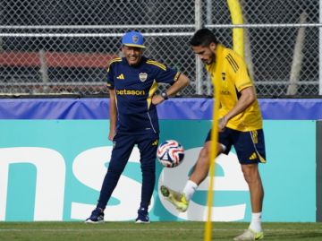 Las sorpresas de Miguel Russo  en la última práctica de Boca