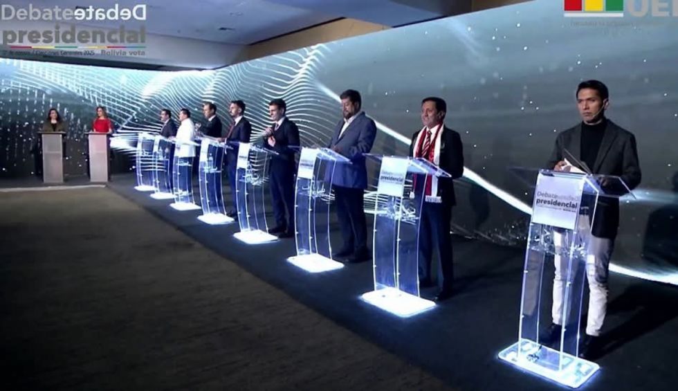 El próximo debate presidencial del TSE será el 12 de agosto en La Paz 