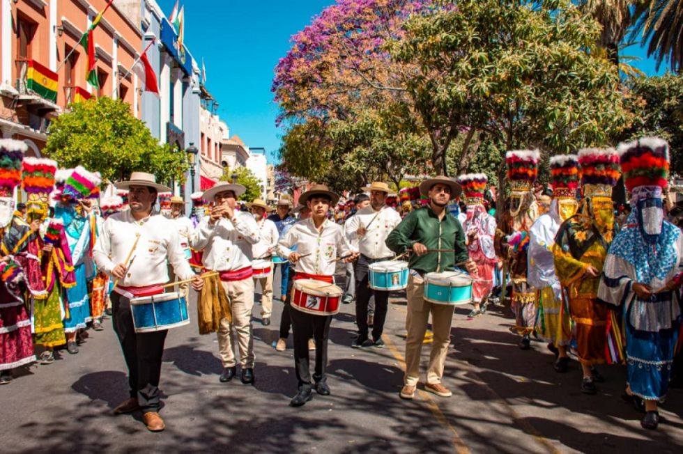 Tamboreros y chunchos promesantes 
