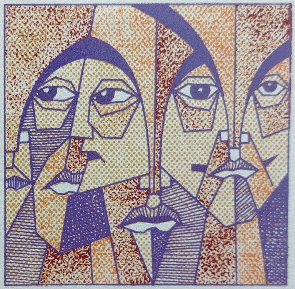 Diversidad, serigrafía de Edwin Enrique Cartagena Arancibia (Oruro)