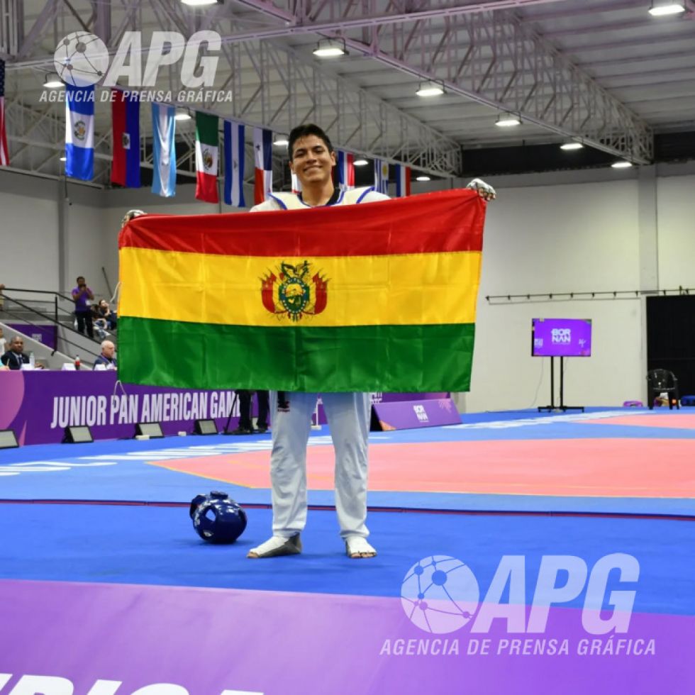 Montalvo obtiene el bronce en taekwondo para Bolivia 
