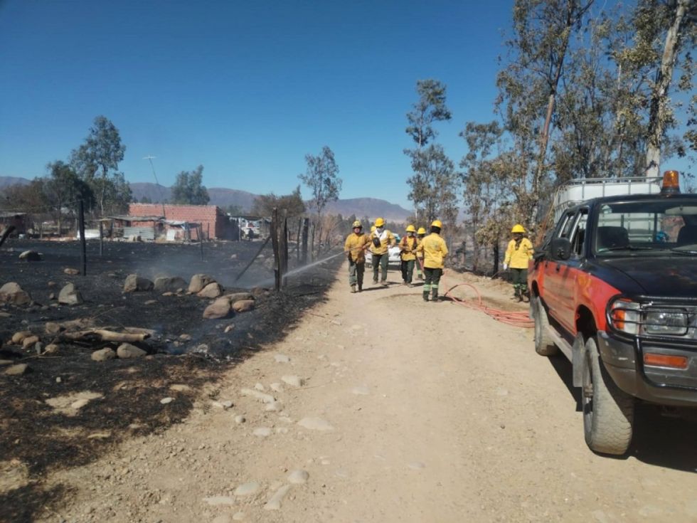 Tarija: Reportaron cuatro incendios en una tarde