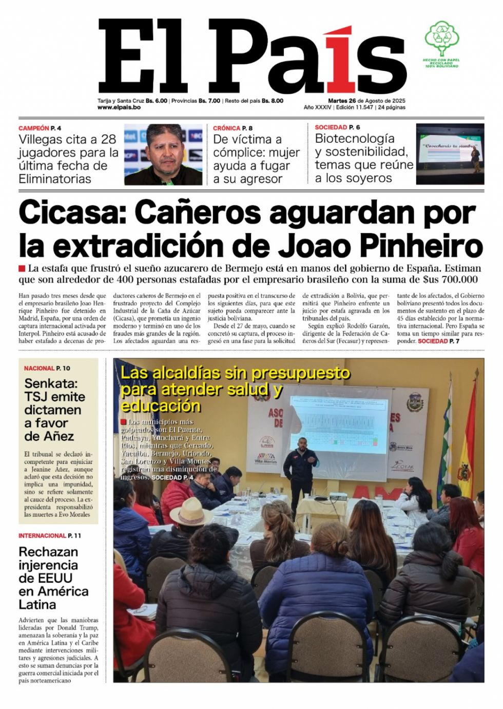 Senkata, los escaños, la estafa del ingenio, Trump y Maduro y más: Lee las imprescindibles