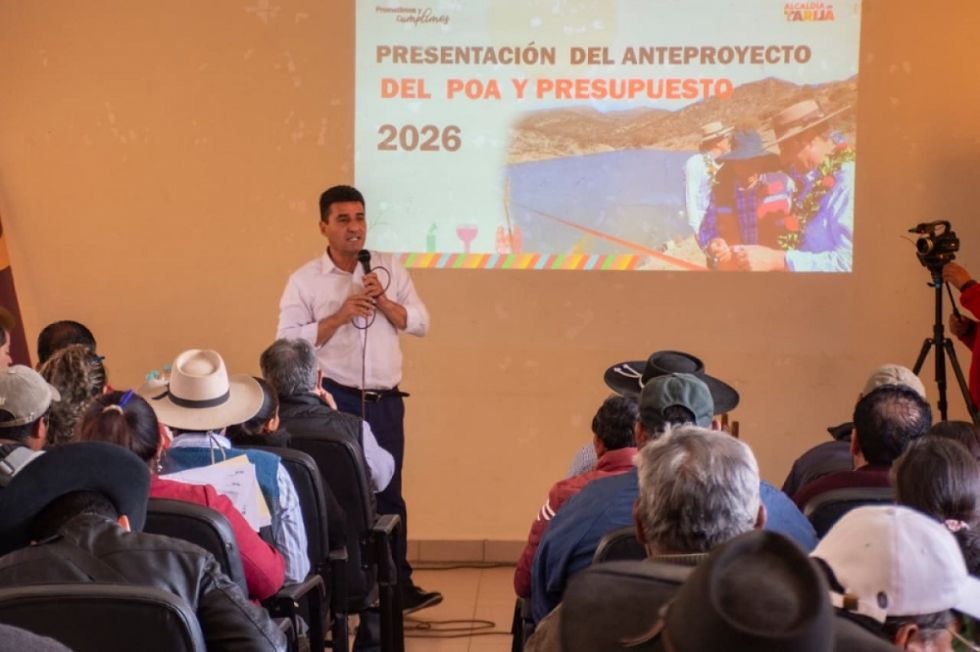 Comunidades avalan el POA 2026 de la Alcaldía de Tarija