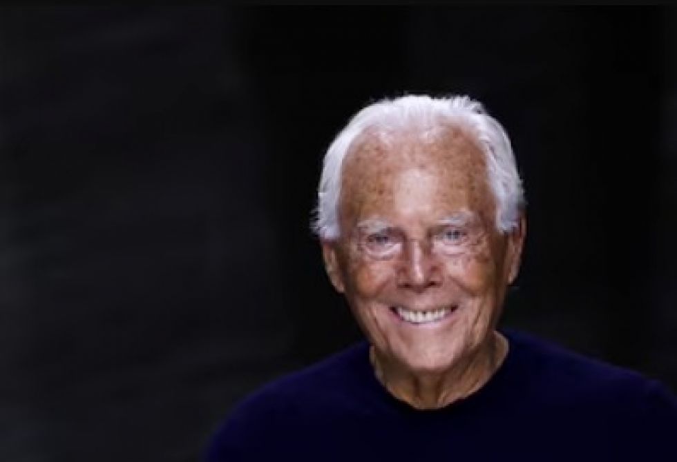 Falleció el diseñador italiano Armani