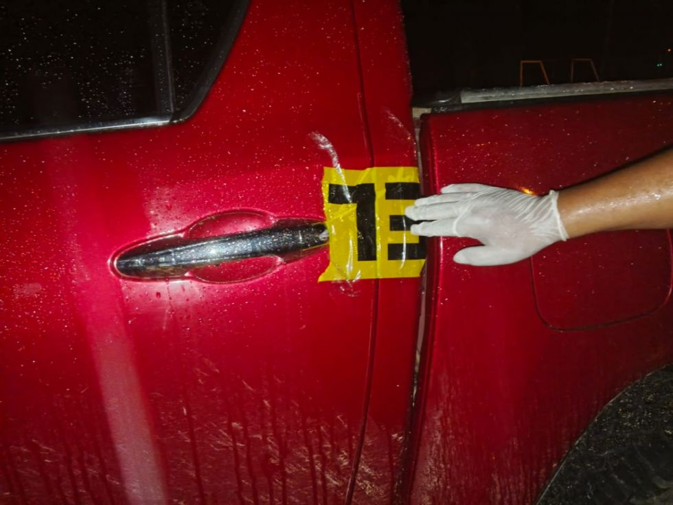 Camioneta recibió 38 disparos