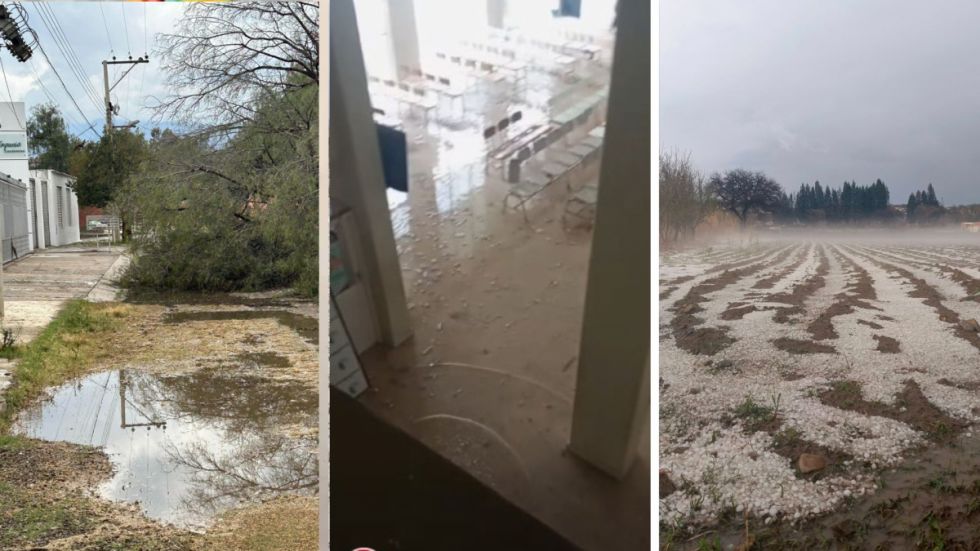 Los estragos urbanos en Tarija: Granizada obstruyó drenajes e inundó el HRSJD