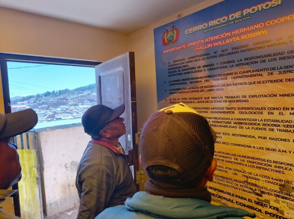 Cerro Rico: Comibol restringe labores mineras