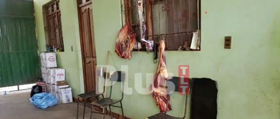 Decomisan carne en domicilio denunciado como matadero clandestino