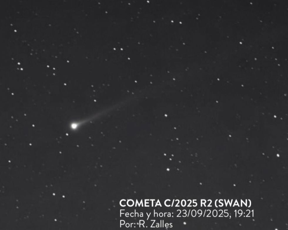 C/2025 R2 (SWAN): el cometa descubierto en septiembre ya se observa desde Tarija