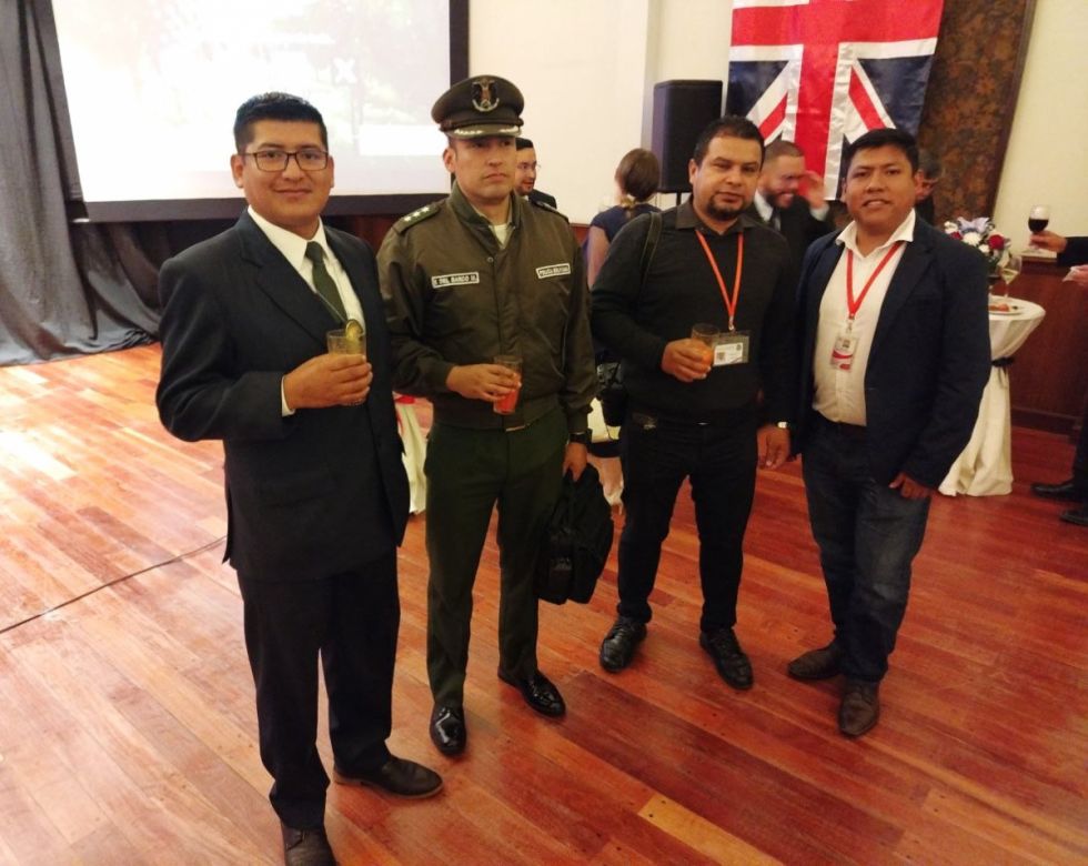 Hernán Mamani, Fernando Del Barco, Marvin Bravo y Saúl Martínez
