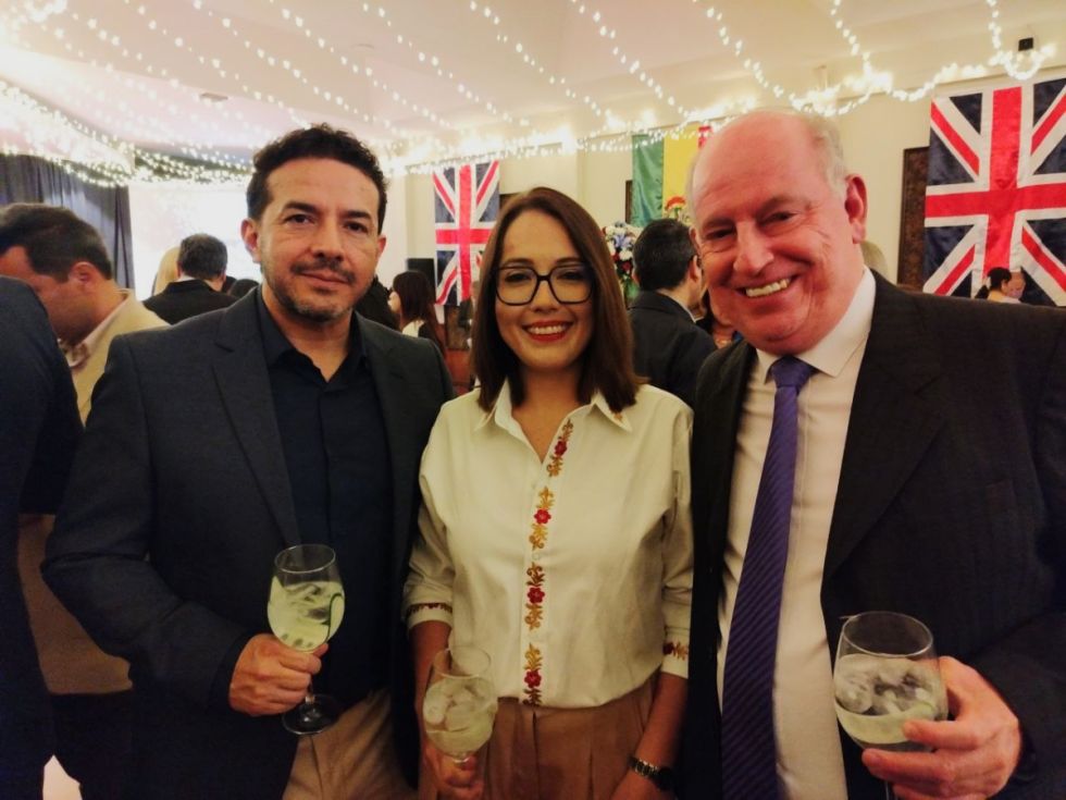 Ernesto Farfán, Luciana Campero y Mauricio Lea Plaza