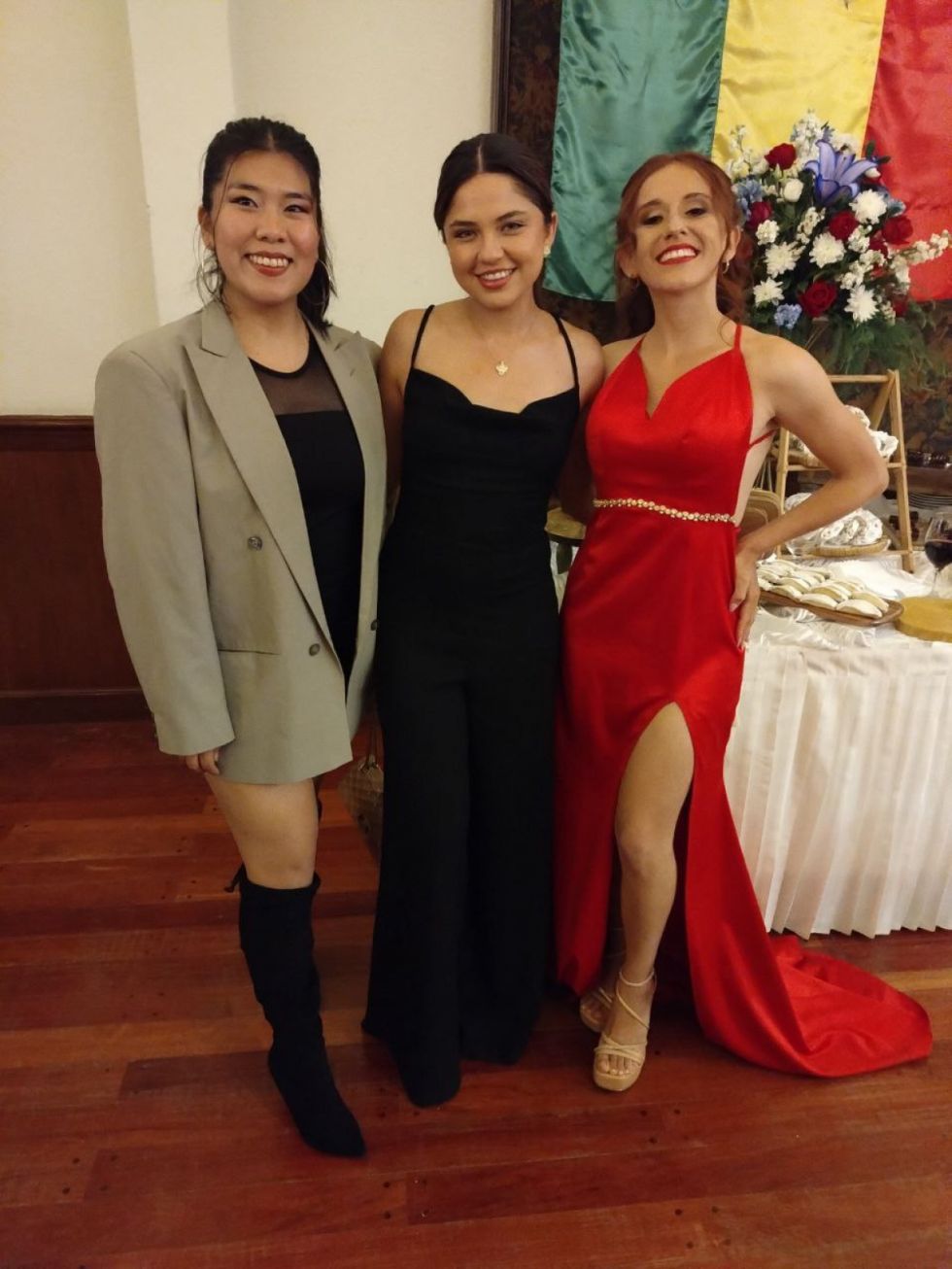 Rossie Condori, Rosa Perales y Gimena Galarza