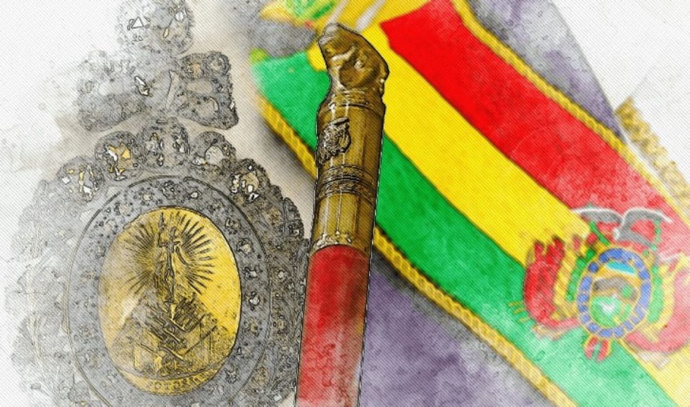 La medalla, la banda y el bastón de mando, los emblemas de poder que recibirá Rodrigo Paz