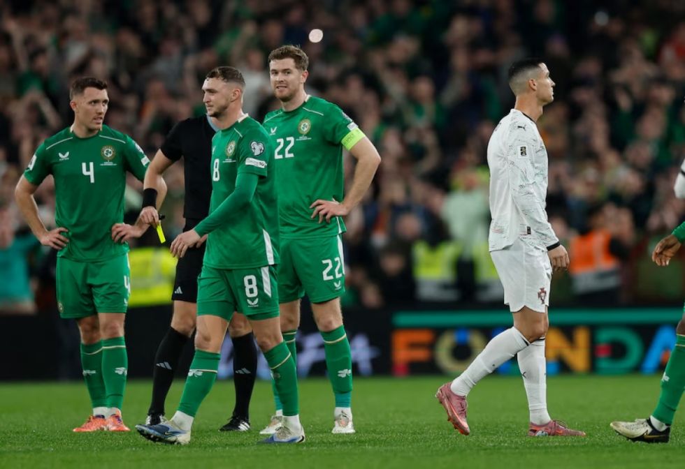 El minuto de furia de Cristiano  Ronaldo en Irlanda-Portugal