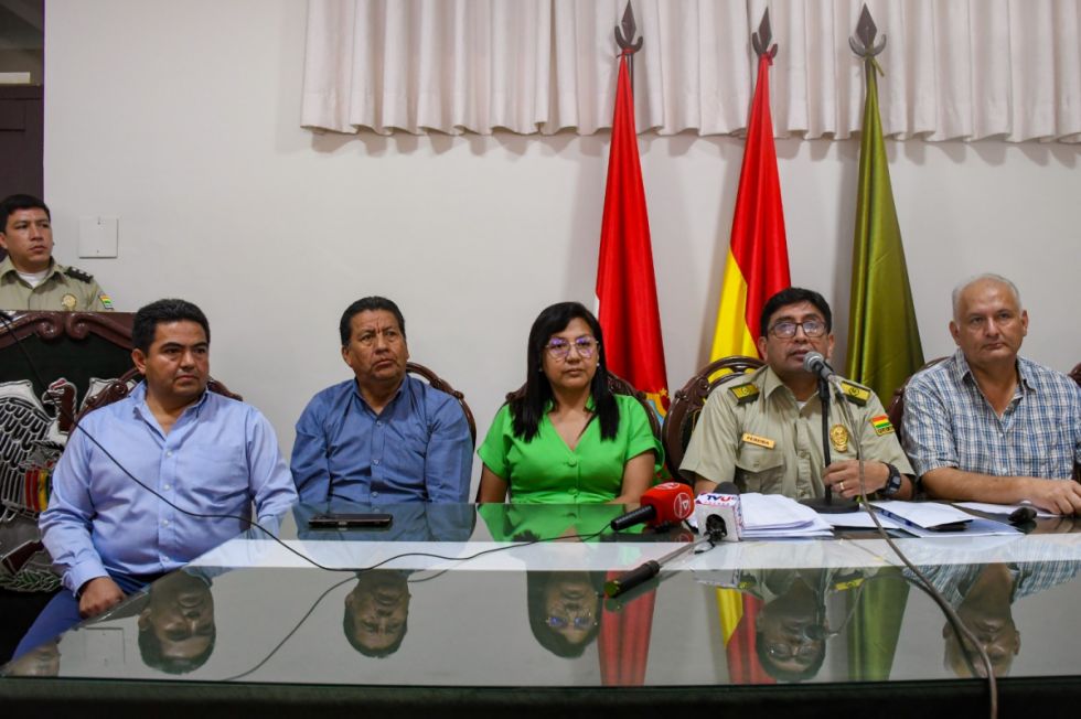 Gobernación y Policía coordinan disposiciones y restricciones para el Día del Peatón en Tarija