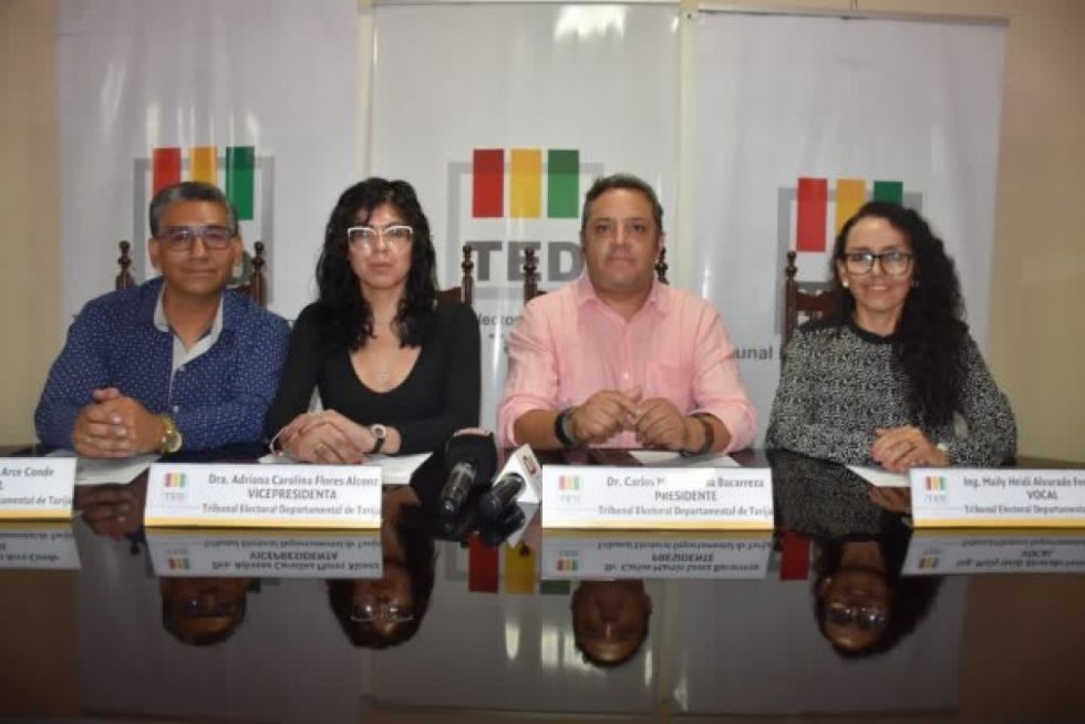 Tarija: Directiva del TED garantiza transparencia en las subnacionales  